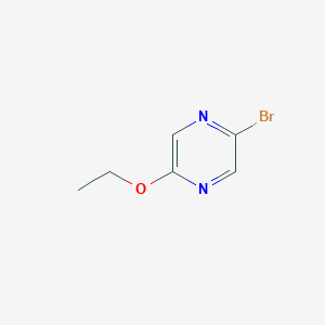 2-Bromo-5-ethoxypyrazine chemical structure (CAS 1060803-83-9)