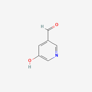 5-Hydroxynicotinaldehyde chemical structure (CAS 1060804-48-9)