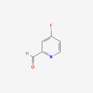 4-Fluoropicolinaldehyde chemical structure (CAS 1060809-18-8)
