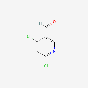 4,6-Dichloronicotinaldehyde chemical structure (CAS 1060811-62-2)