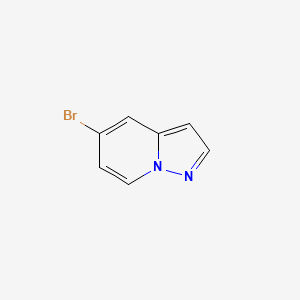 5-Bromopyrazolo[1,5-a]pyridine chemical structure (CAS 1060812-84-1)