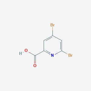4,6-Dibromopicolinic acid chemical structure (CAS 1060815-78-2)