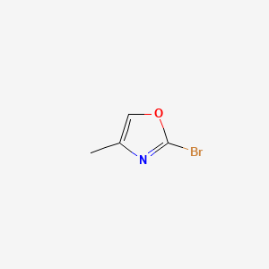 2-Bromo-4-methyloxazole chemical structure (CAS 1060816-11-6)