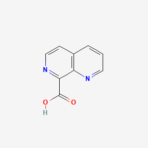 1,7-Naphthyridine-8-carboxylic acid chemical structure (CAS 1060816-77-4)
