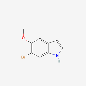 6-Bromo-5-methoxy-1H-indole chemical structure (CAS 106103-36-0)