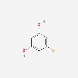 5-Bromobenzene-1,3-diol chemical structure (CAS 106120-04-1)
