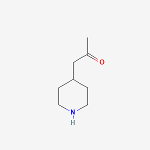 1-(Piperidin-4-yl)propan-2-one chemical structure (CAS 106140-41-4)