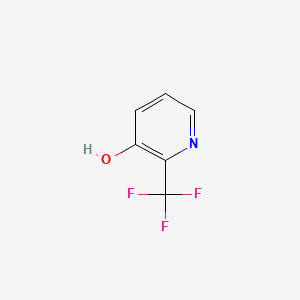 2-(Trifluoromethyl)pyridin-3-ol chemical structure (CAS 1063697-17-5)