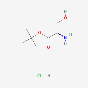 H-Ser-Otbu.HCl chemical structure (CAS 106402-41-9)