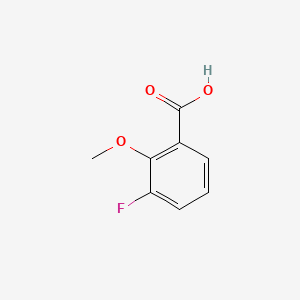 3-Fluoro-2-methoxybenzoic acid chemical structure (CAS 106428-05-1)
