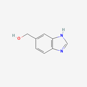 5-(Hydroxymethyl)-1H-benzimidazole chemical structure (CAS 106429-29-2)