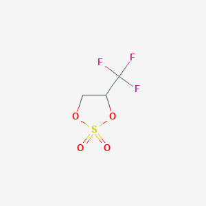 4-(Trifluoromethyl)-1,3,2-dioxathiolane 2,2-dioxide chemical structure (CAS 1064666-48-3)