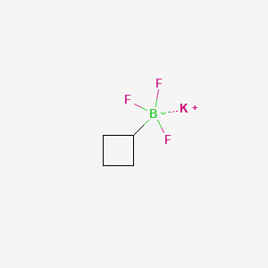 Potassium cyclobutyltrifluoroborate chemical structure (CAS 1065010-88-9)