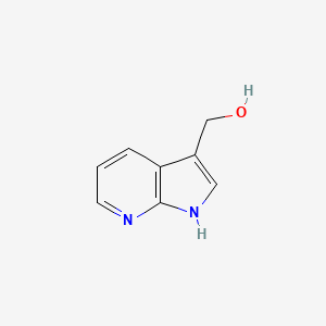 (1H-Pyrrolo[2,3-b]pyridin-3-yl)methanol chemical structure (CAS 1065100-83-5)