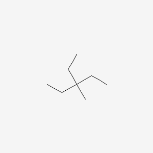 3-Ethyl-3-methylpentane chemical structure (CAS 1067-08-9)
