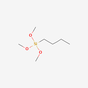 Butyltrimethoxysilane chemical structure (CAS 1067-57-8)