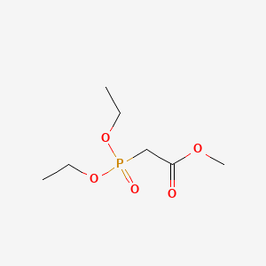 Methyl 2-(diethoxyphosphoryl)acetate chemical structure (CAS 1067-74-9)