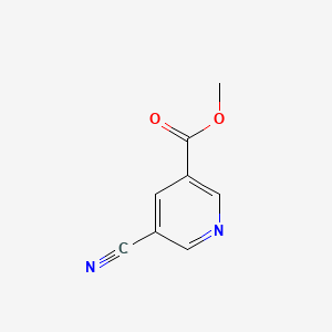 Methyl 5-cyanonicotinate chemical structure (CAS 106726-82-3)
