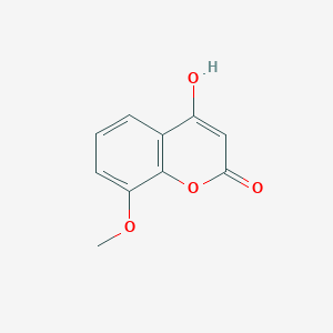 4-Hydroxy-8-methoxy-2h-chromen-2-one chemical structure (CAS 106754-13-6)