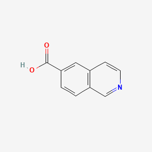6-Isoquinolinecarboxylic Acid chemical structure (CAS 106778-43-2)