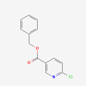 Benzyl 6-chloronicotinate chemical structure (CAS 1067902-28-6)