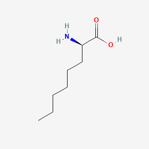 (R)-2-Aminooctanoic acid chemical structure (CAS 106819-03-8)