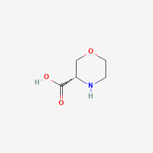(S)-3-Morpholinecarboxylic Acid chemical structure (CAS 106825-79-0)