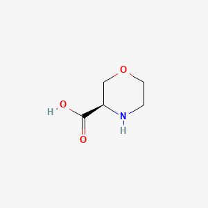 (R)-3-Morpholinecarboxylic Acid chemical structure (CAS 106825-81-4)