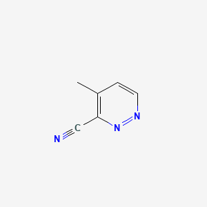4-Methylpyridazine-3-carbonitrile chemical structure (CAS 106861-17-0)