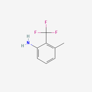3-Methyl-2-(trifluoromethyl)aniline chemical structure (CAS 106877-30-9)