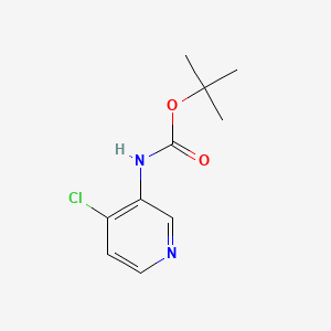 tert-Butyl (4-chloropyridin-3-yl)carbamate chemical structure (CAS 1068976-14-6)