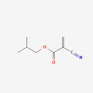 Isobutyl 2-cyanoacrylate chemical structure (CAS 1069-55-2)