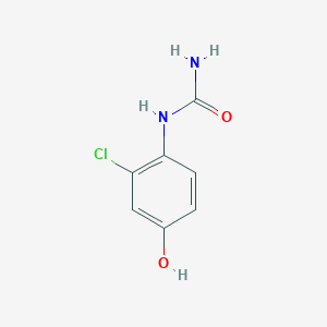 1-(2-Chloro-4-hydroxyphenyl)urea chemical structure (CAS 1069122-99-1)
