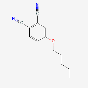 4-(Pentyloxy)phthalonitrile chemical structure (CAS 106943-83-3)
