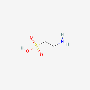 2-Aminoethanesulfonic Acid chemical structure (CAS 107-35-7)