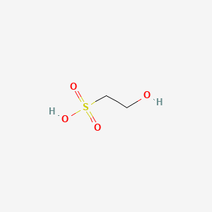 2-Hydroxyethanesulfonic acid chemical structure (CAS 107-36-8)