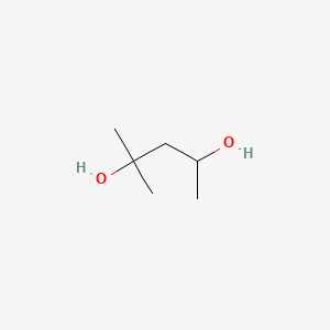2-Methylpentane-2,4-diol chemical structure (CAS 107-41-5)