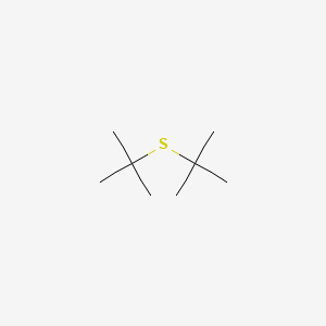 tert-Butyl sulfide chemical structure (CAS 107-47-1)
