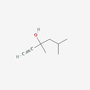 3,5-Dimethylhex-1-yn-3-ol chemical structure (CAS 107-54-0)