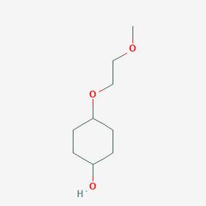 4-(2-Methoxyethoxy)cyclohexanol chemical structure (CAS 107025-44-5)