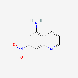7-Nitroquinolin-5-amine chemical structure (CAS 107031-61-8)