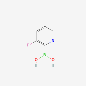 (3-Fluoropyridin-2-yl)boronic acid chemical structure (CAS 1070774-29-6)
