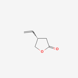 (S)-4-Vinyldihydrofuran-2(3H)-one chemical structure (CAS 107080-45-5)