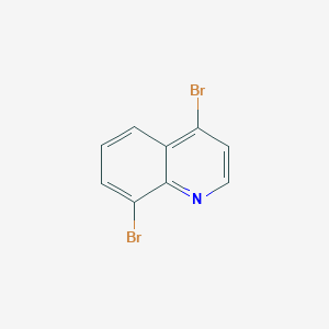 4,8-Dibromoquinoline chemical structure (CAS 1070879-31-0)