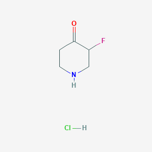 3-Fluoro-4-piperidone Hydrochloride chemical structure (CAS 1070896-59-1)