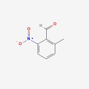 2-Methyl-6-nitrobenzaldehyde chemical structure (CAS 107096-52-6)