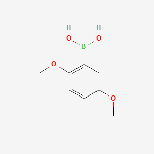 (2,5-Dimethoxyphenyl)boronic acid chemical structure (CAS 107099-99-0)