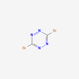 3,6-Dibromo-1,2,4,5-tetrazine chemical structure (CAS 1071030-18-6)