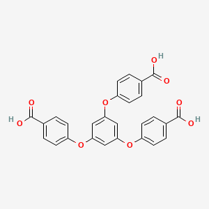 4,4',4''-(Benzene-1,3,5-triyltris(oxy))tribenzoic acid chemical structure (CAS 1071125-59-1)