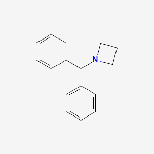 1-Benzhydrylazetidine chemical structure (CAS 107128-00-7)